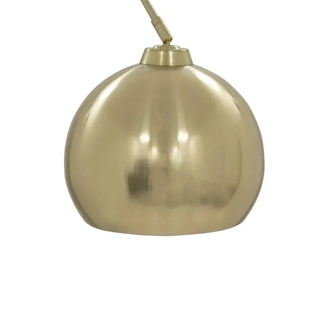 Floris Gold- Bogenleuchte mit warmer eleganz
