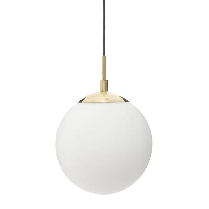 Dris- Pendelleuchte aus Metall und Glas