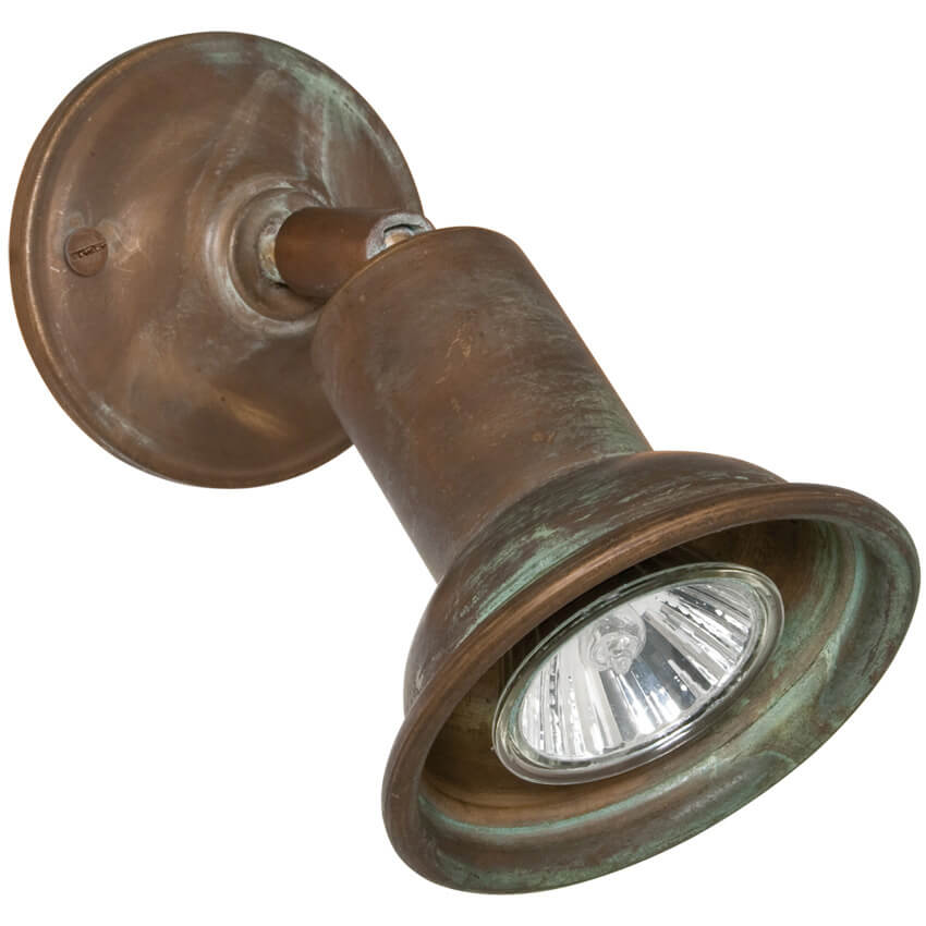 Spot – antique brass casting, patinated