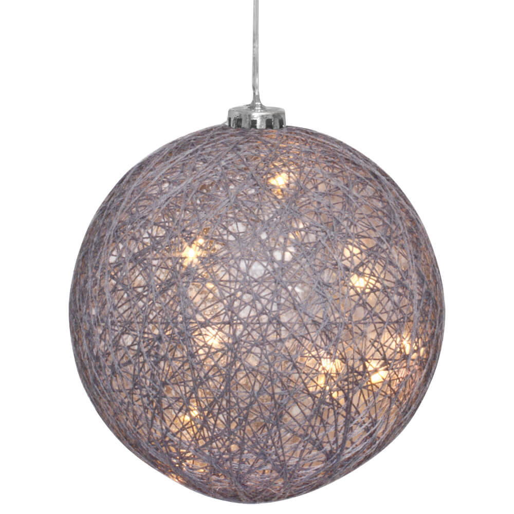 LED-Kugel | 10 warmweiße LEDs | Fadenoptik