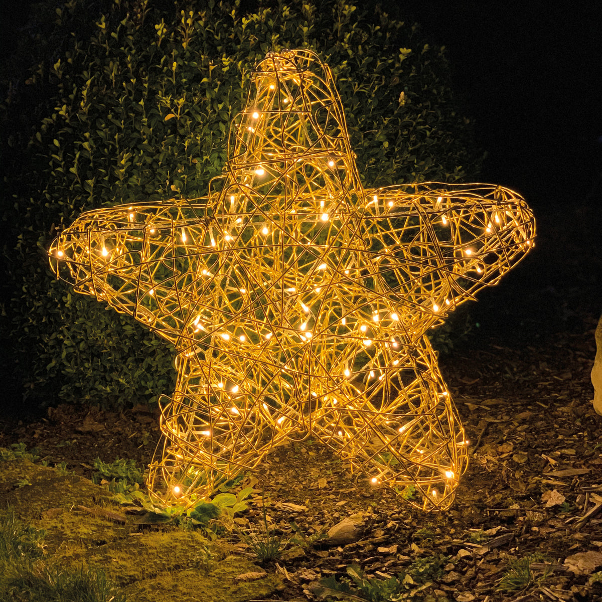LED-Stern GALAX STAR | Warmweiß | Silber oder Gold