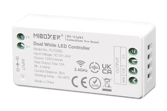 Contrôleur LED CCT avec fonction de gradation (12/24 V)
