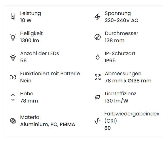 LED Außenwandleuchte Orvo Grau | Moderne Aluminium-Wandleuchte mit wählbarer Lichtfarbe