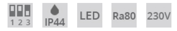 Spiegelleuchte, FINCHEN, LED/15W
