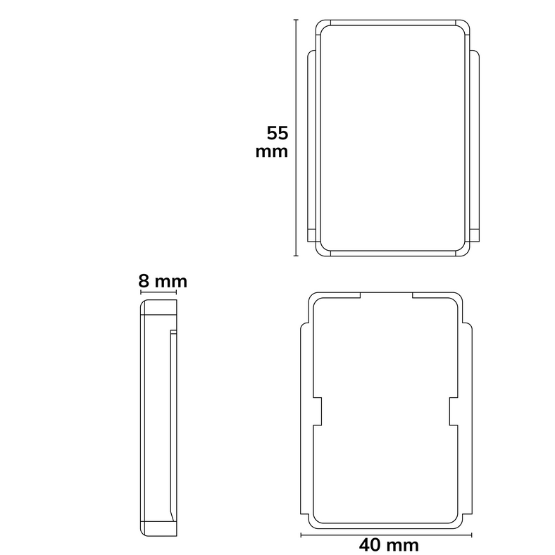 MiniAMP kapazitiver Touch-SENSOR mit Dimmfunktion (durch 2cm Holz) - für Masterport, 12-24V DC