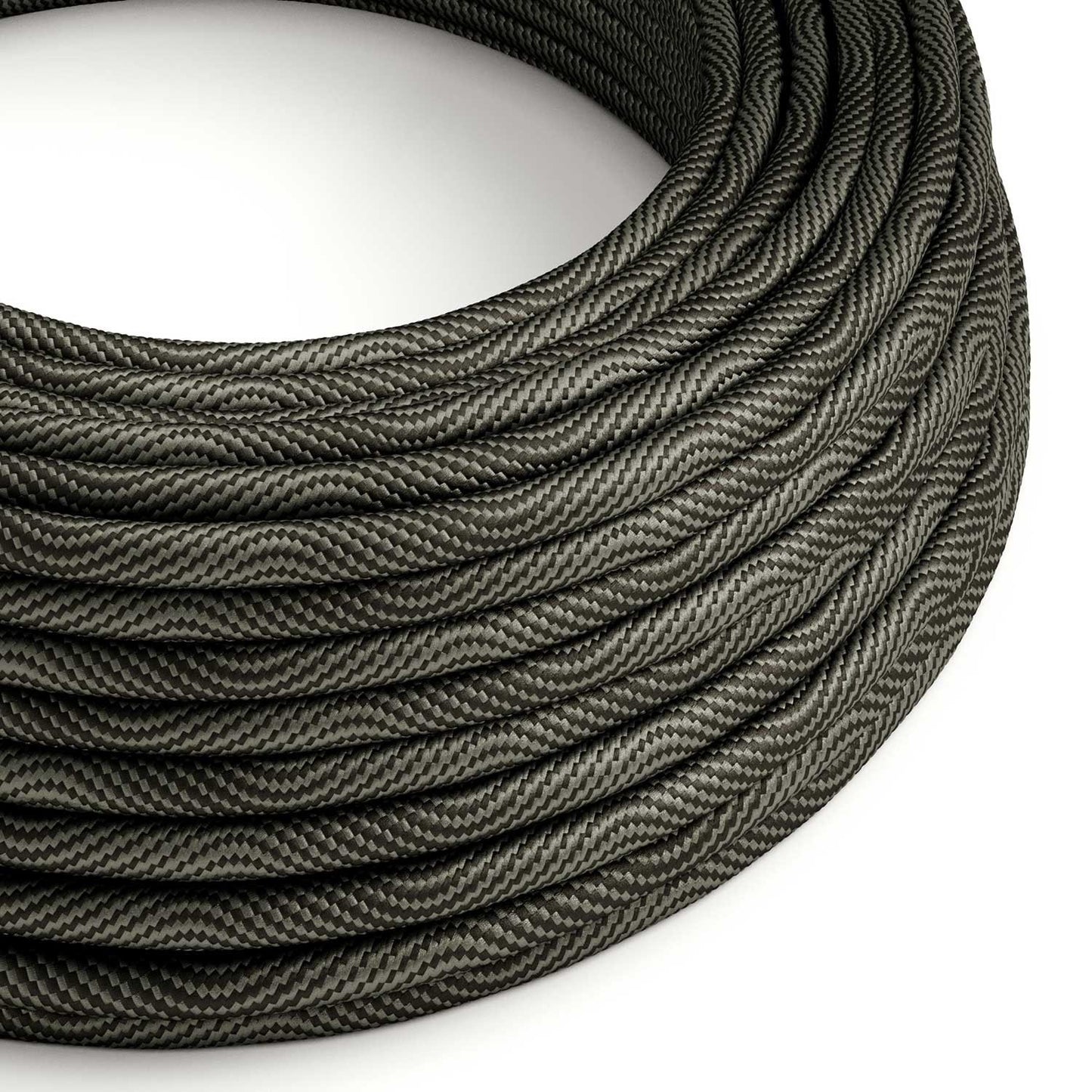 Textile cable, Optical black-grey glossy Vertigo (copy) (copy) (copy)