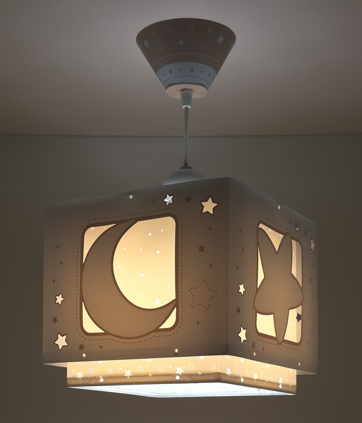 Kinderzimmer Deckenleuchte Luna & Sterne Beige