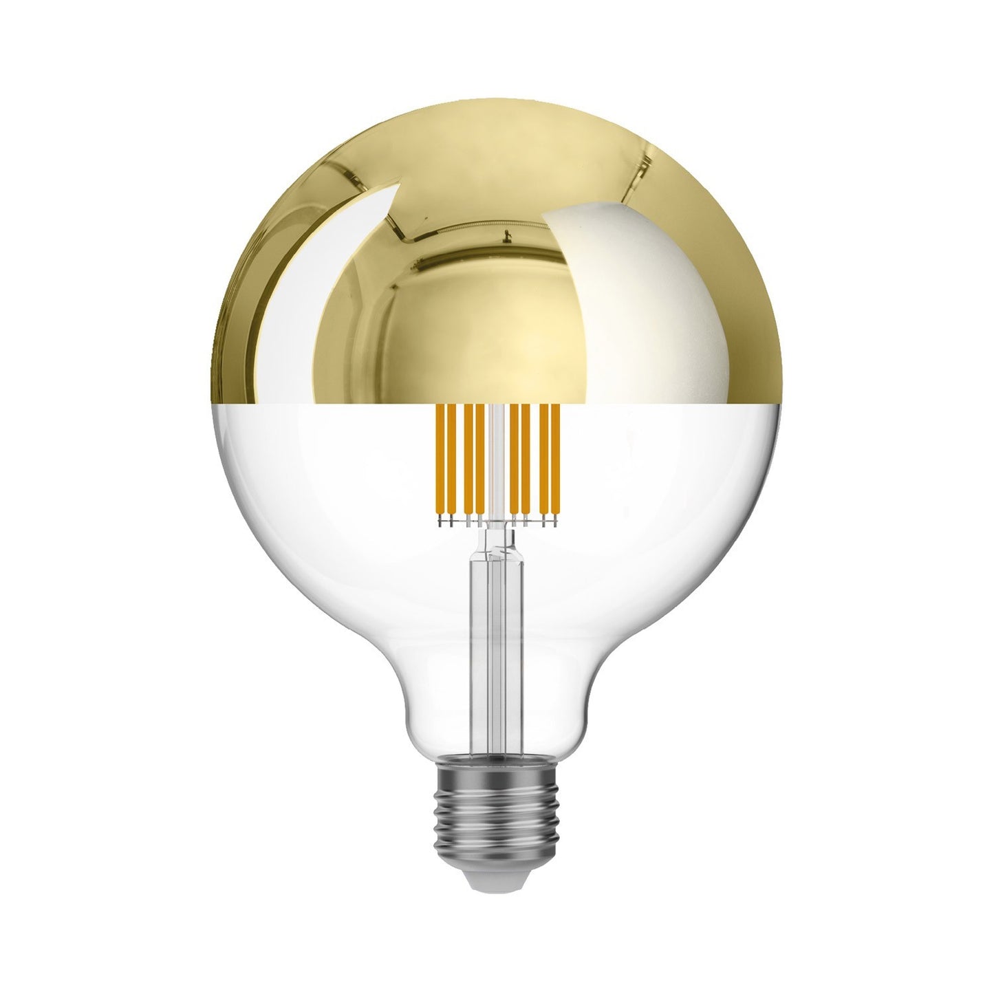 Ampoule LED à réflecteur supérieur en cuivre G125 7W 650lm E27 2700K dimmable