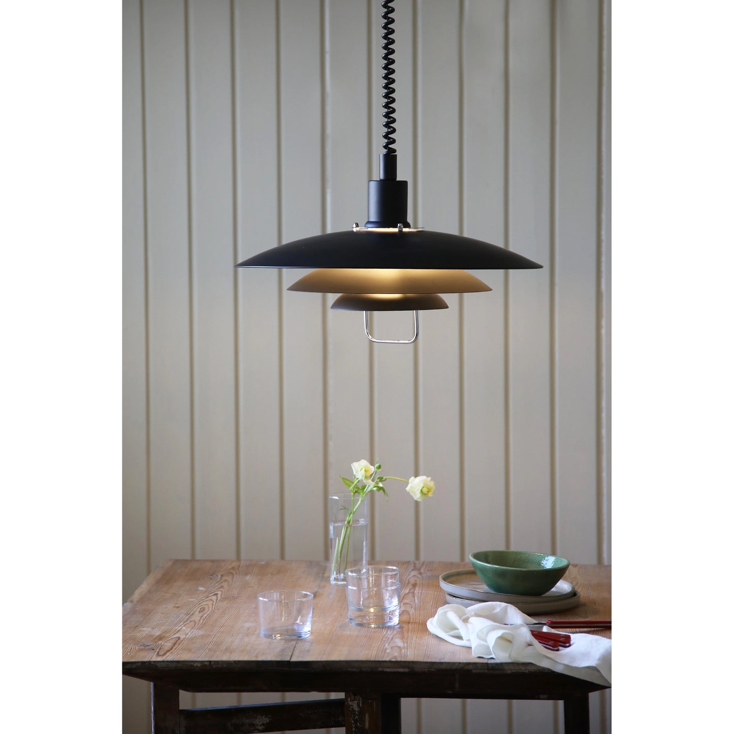KIRKENES Pendant 1L Black