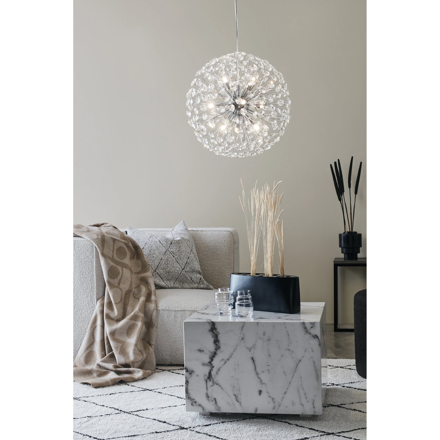 BOLID Pendant 9L Chrome/Clear