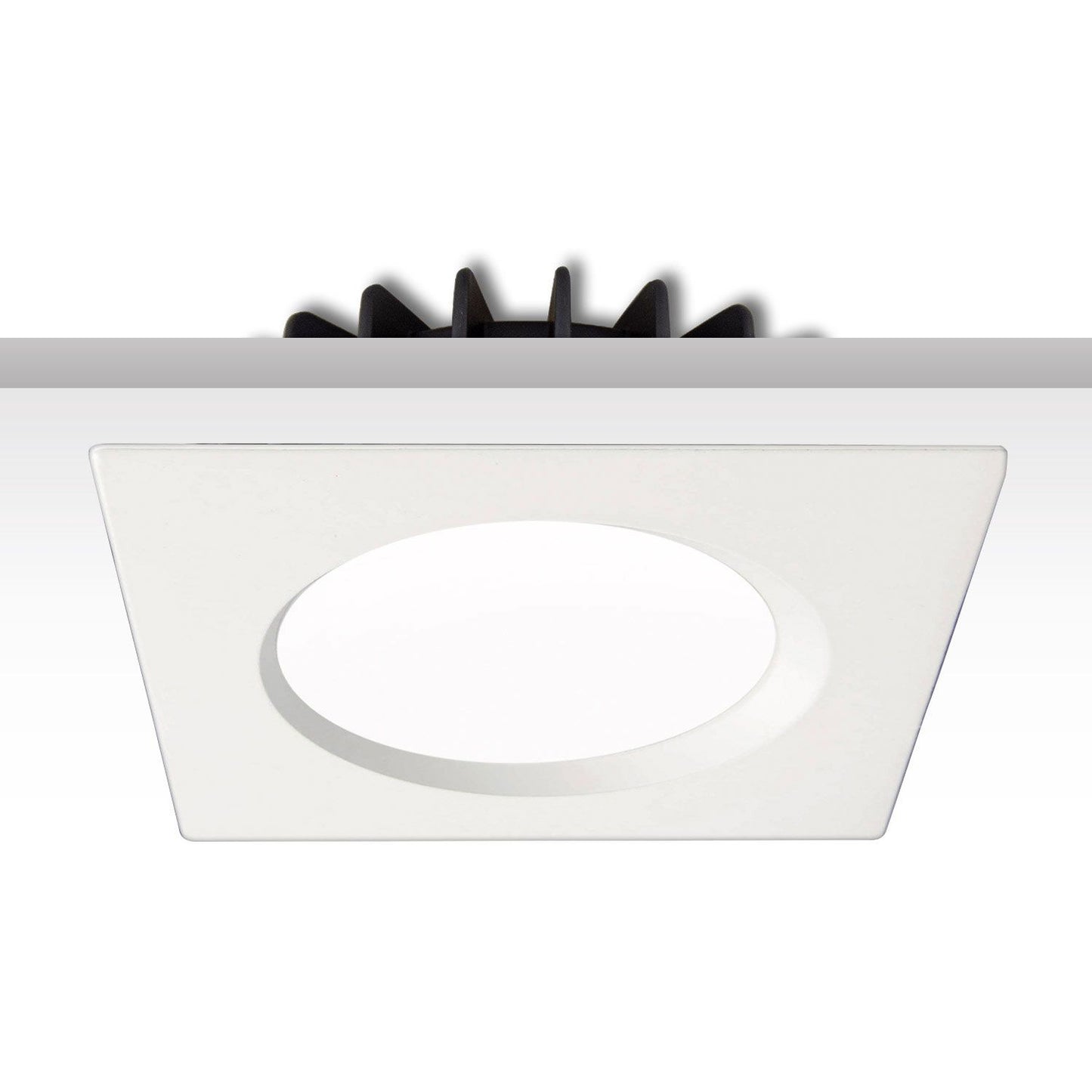 Cover Aluminium rückversetzt weiß für Sys-90