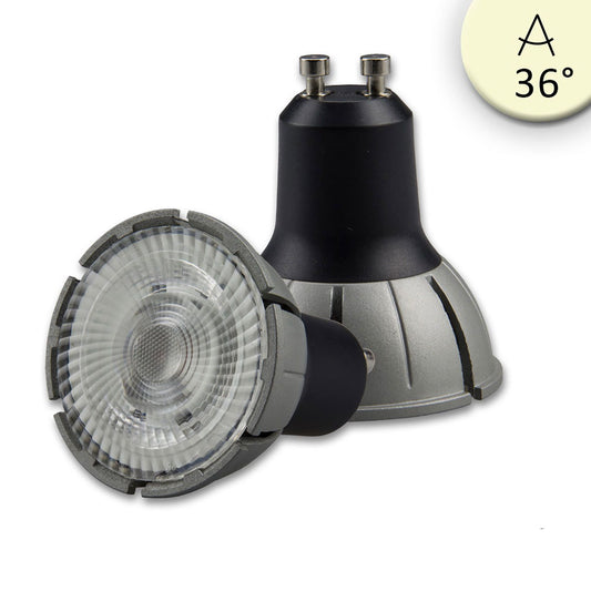 Spot LED GU10 Plein Spectre 5,5W TOQ, 36°, 4000K, dimmable