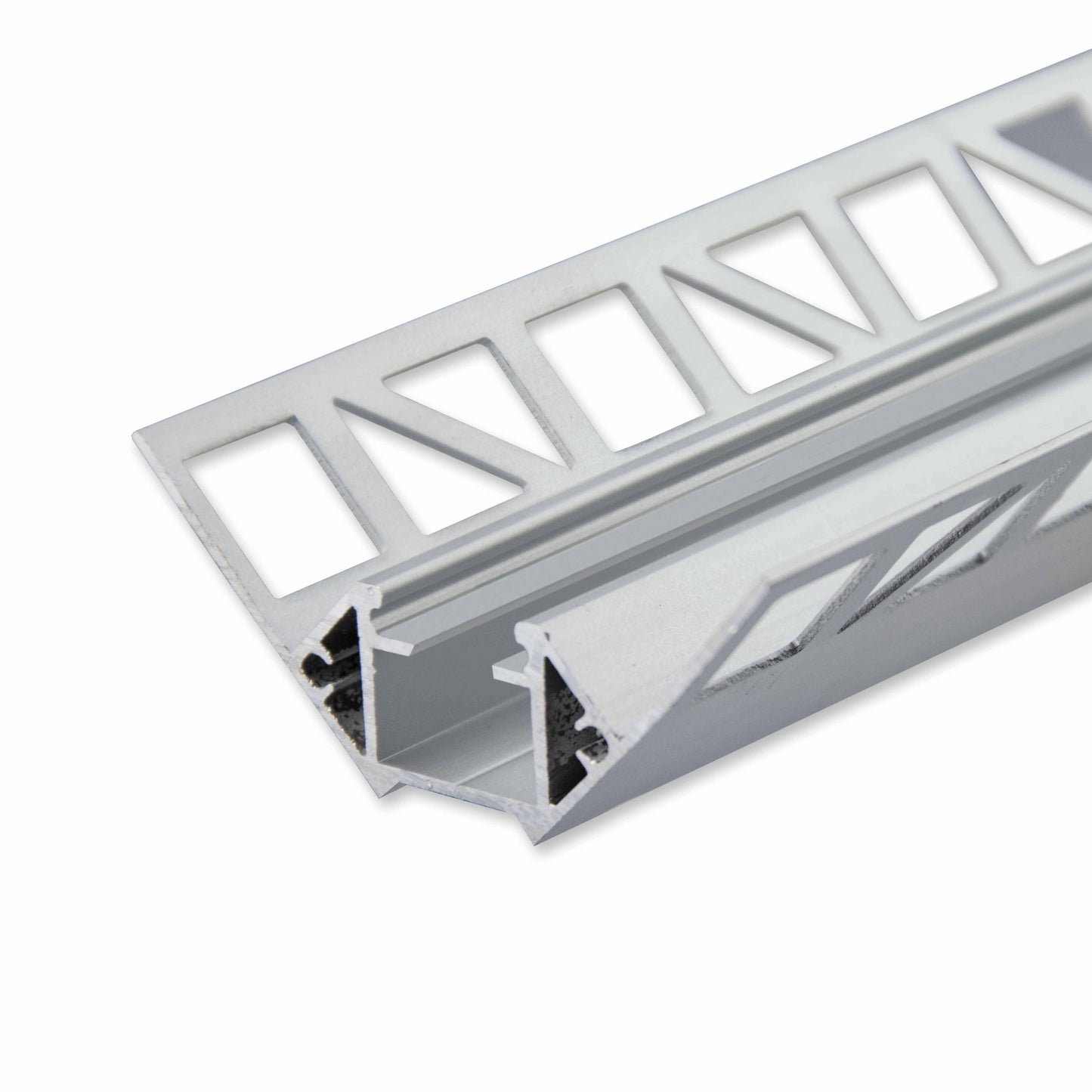 Profil de carrelage LED, angle rentrant, 200 cm