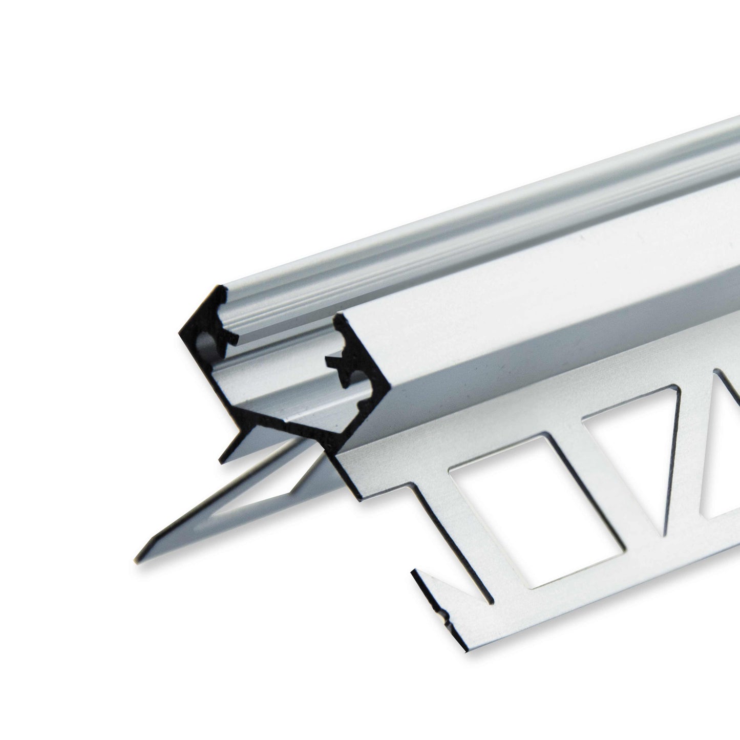 Profil LED carrelage angle extérieur, 200cm