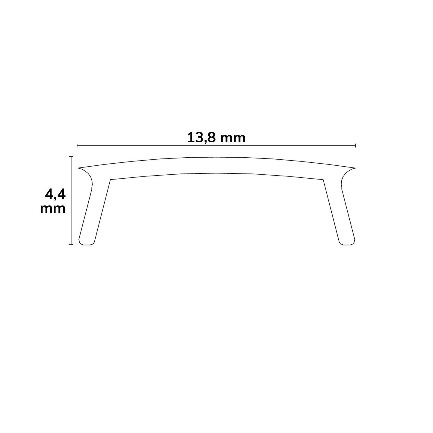 Abdeckung COVER32 schwarz/matt 200cm