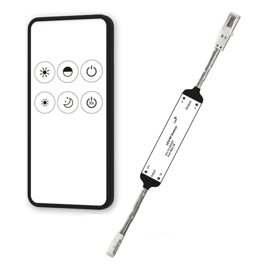 LED Funk PWM-Dimmer MiniAMP inkl. Fernbedienung, 12-24V DC, 3A