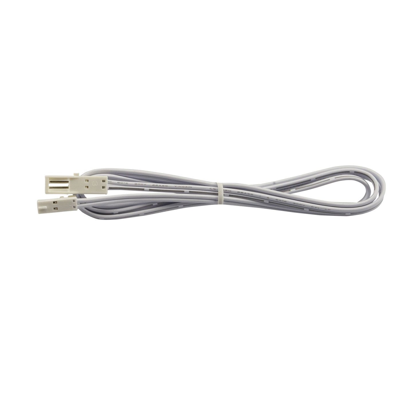 MiniAMP Verlängerung male-female, 200cm, 2-polig, weiß, max. 3A