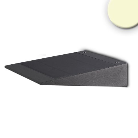 LED Solar-Wandleuchte mit Bewegungs- und Helligkeitssensor – IP54