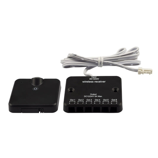 MiniAMP LED Touch/Funk PWM-Dimmer mit PIR Sensor, 1 Kanal, 12-24V DC 5A, inkl. Funktaster