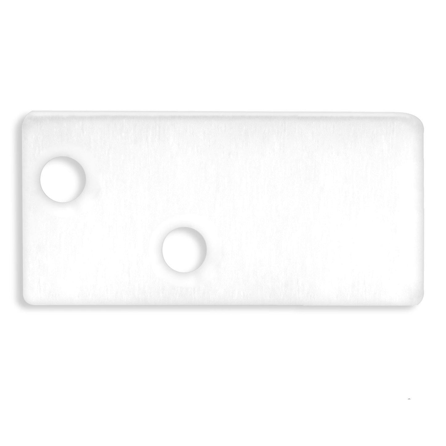 Endkappe EC95 Aluminium eloxiert für Profil FURNIT6 S inkl. Schrauben