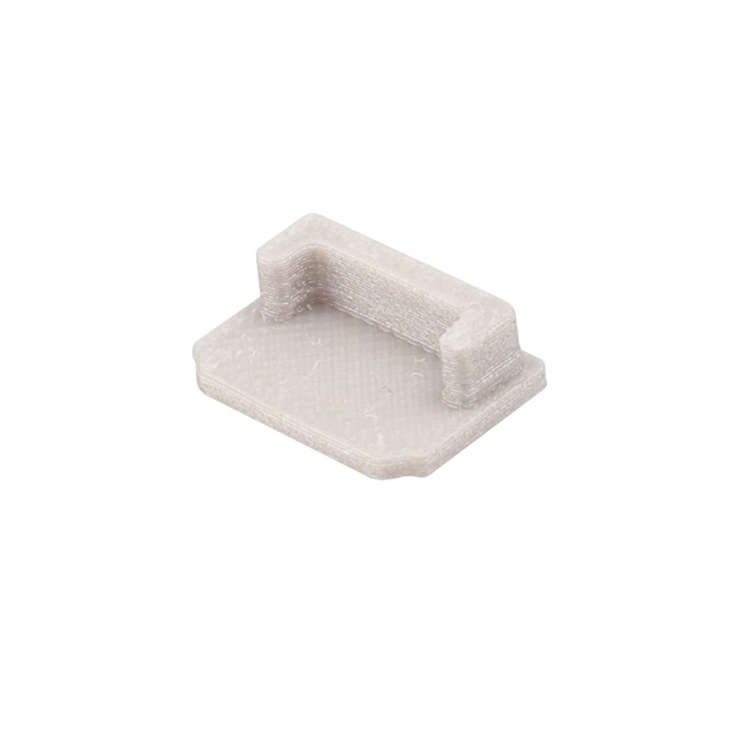 Embout E202 pour profilé de carrelage LED, 1 pièce