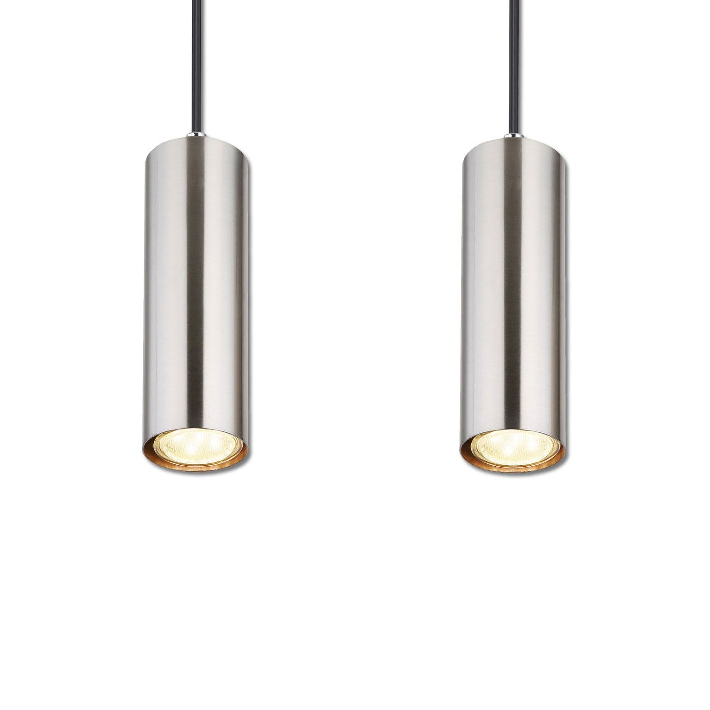 Pendelleuchte Nickel matt | 4-flammig mit GU10-Fassungt