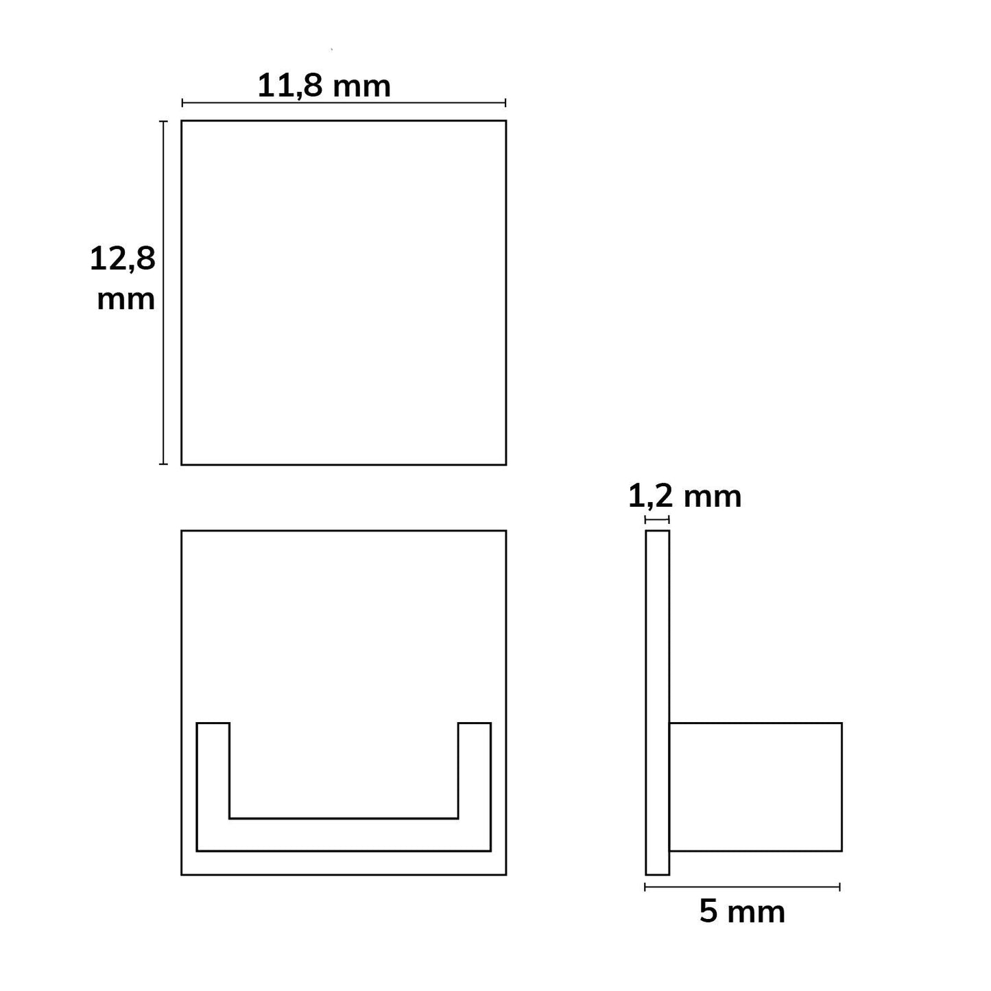 Endkappe EC220 für LED Fliesenprofil UP10