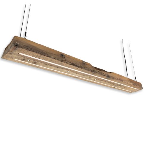 Altholz-Hängeleuchte HOIZ – Unikat aus 1820