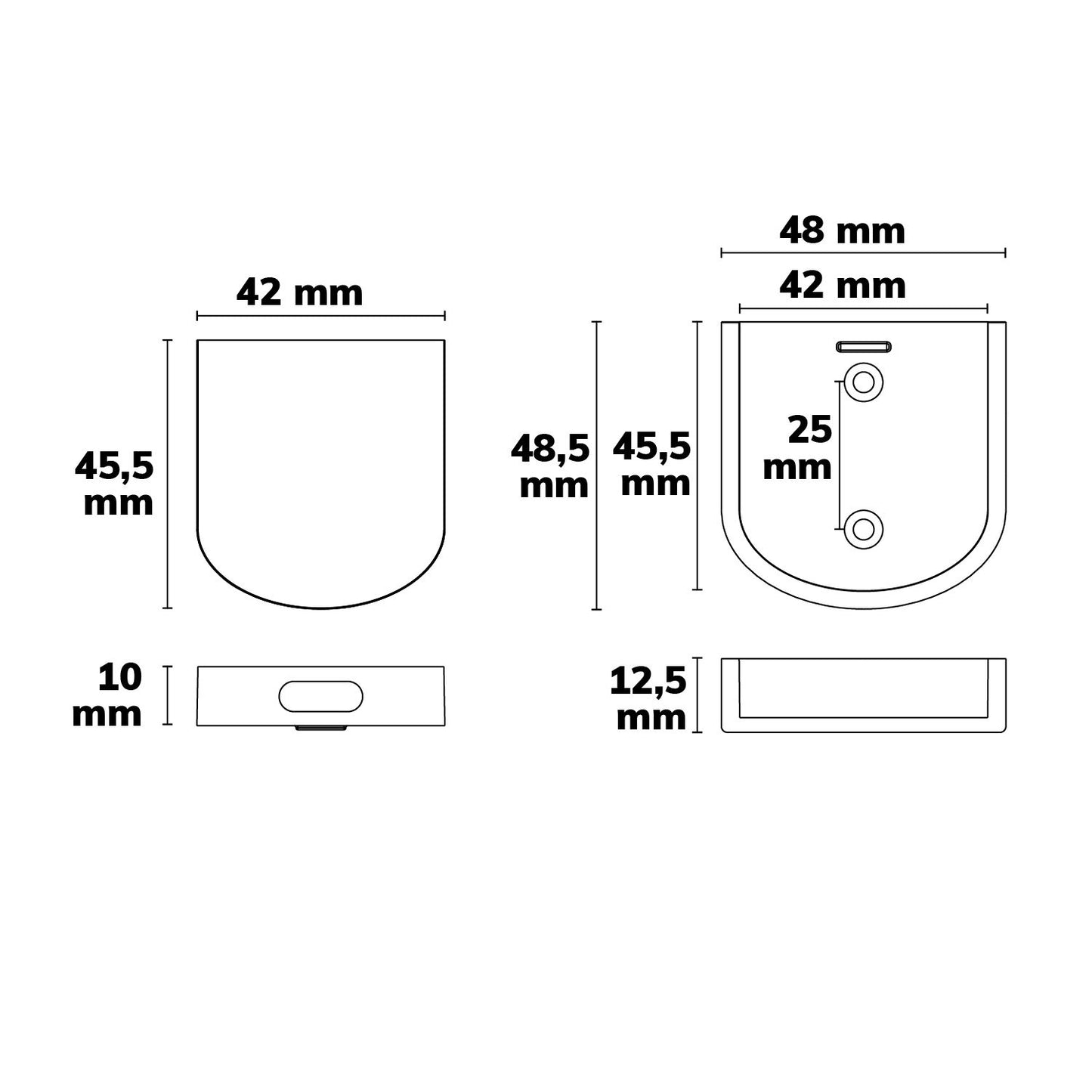 Sys-Pro Einbau Wisch- oder Türkontakt Funk-Sensor, kapazitiv, inkl. CR2450 Batterie