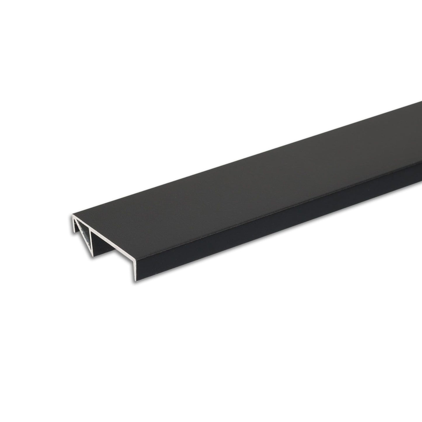 LED Regalkantenprofil FURNIT10 SHELF, 19mm, Aluminium, schwarz, RAL9005
