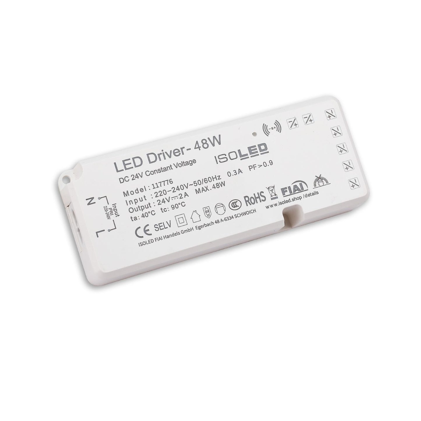 LED MiniAMP Trafo 24V/DC, 0-48W, 7x3A mit Master Sensor-Port
