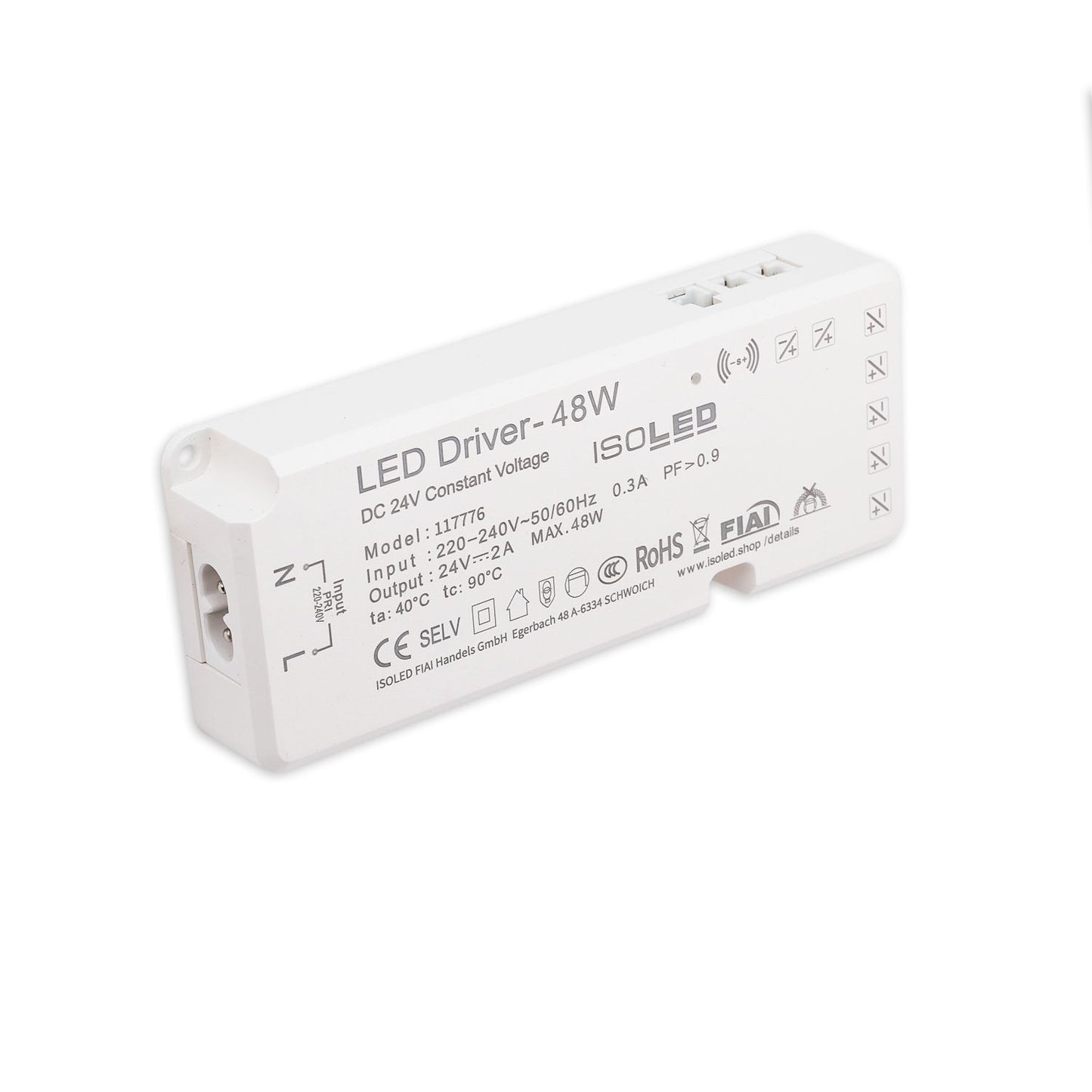 LED MiniAMP Trafo 24V/DC, 0-48W, 7x3A mit Master Sensor-Port