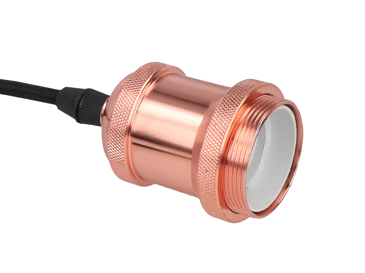 Pendelleuchte E27 Roségold | Aluminium