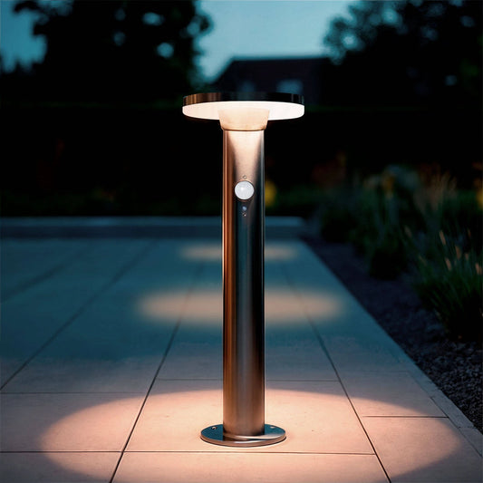 LED Solar-Wegeleuchte Helios Inox mit Bewegungsmelder | 45 cm Edelstahl
