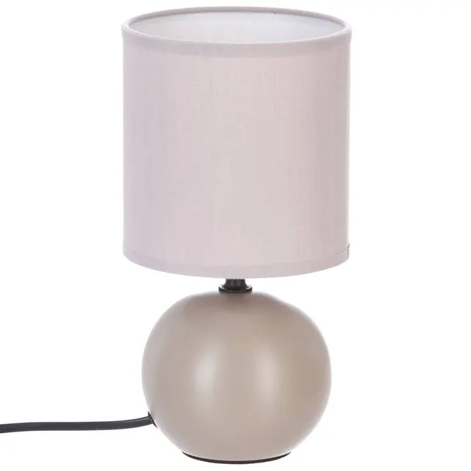 Boule – Keramik-Tischleuchte in Taupe