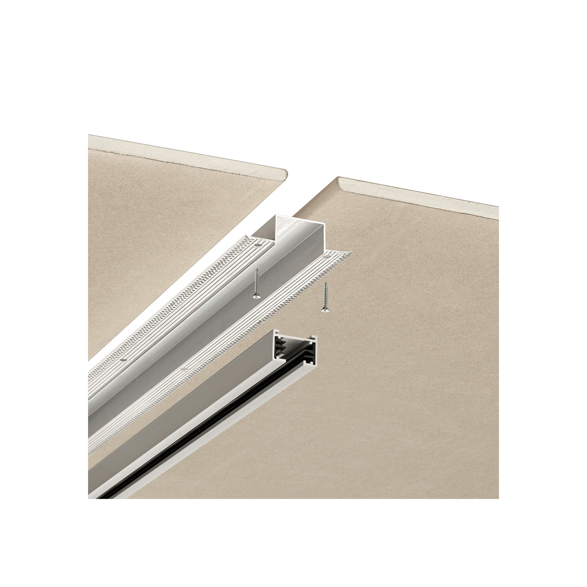 DUOline Einputzschiene für das 2-Phasen-Track-System