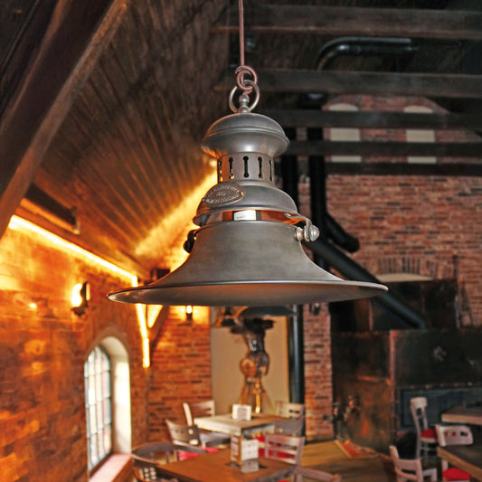 Pendelleuchte – Altmessing antik