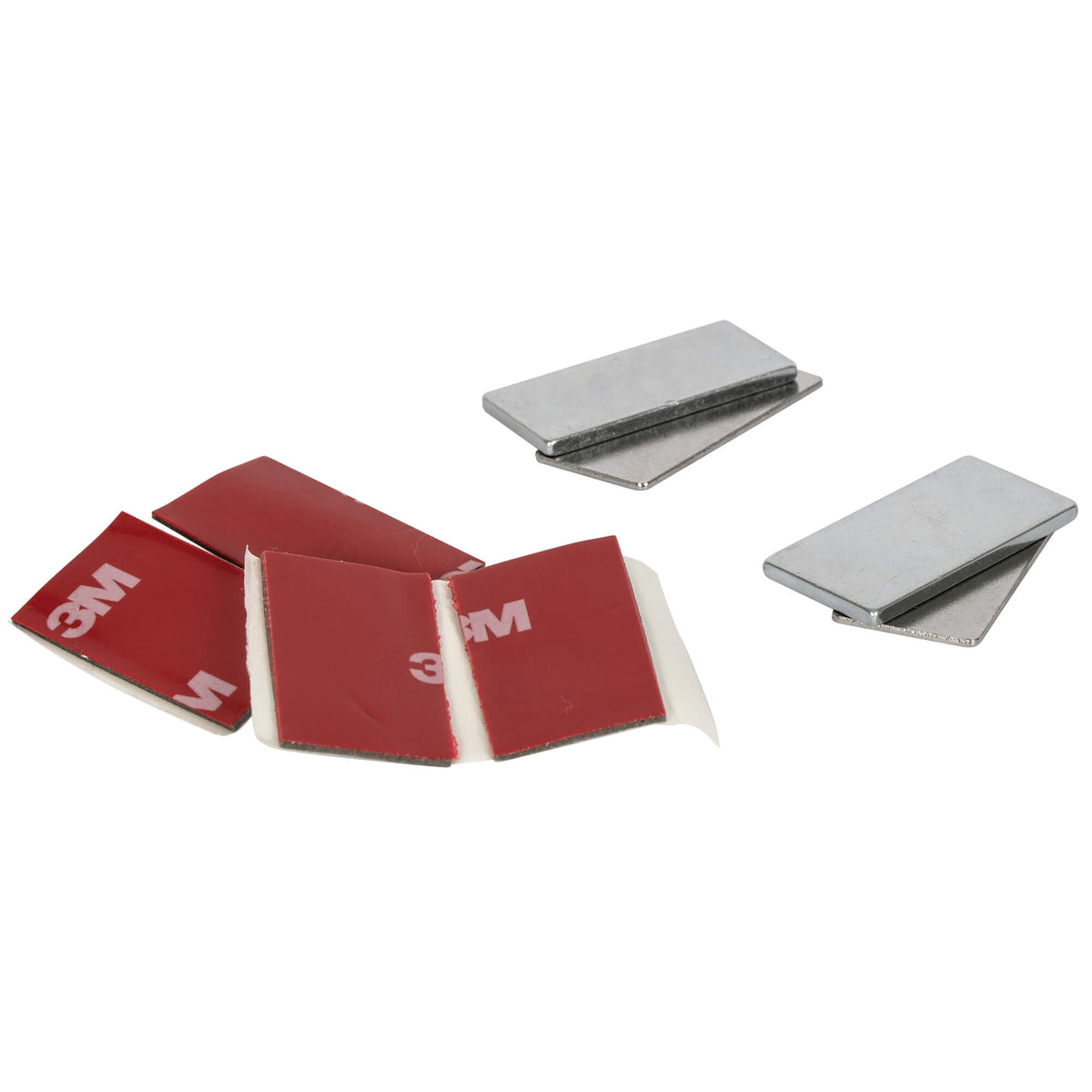 LUXI LINK magnetic plates with 3M adhesive pads | 2 pairs