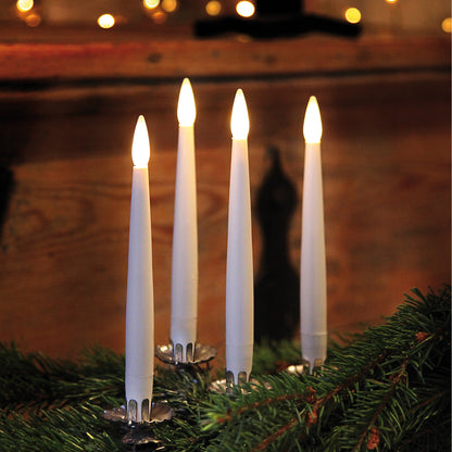 LED Advent Candles | Warm White | Set of 4