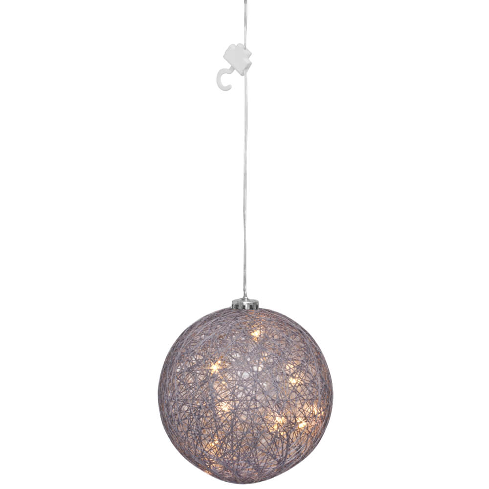 LED-Kugel | 10 warmweiße LEDs | Fadenoptik