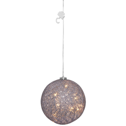 LED-Kugel | 10 warmweiße LEDs | Fadenoptik
