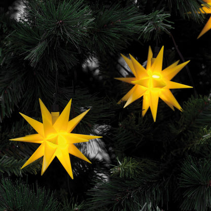 LED-Sternenlichterkette | 9 Sterne | Warmweiß | Ø 120 mm