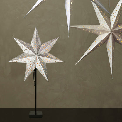 Weihnachtsstern | SOLVALLA | Silber | Glitzerpapier