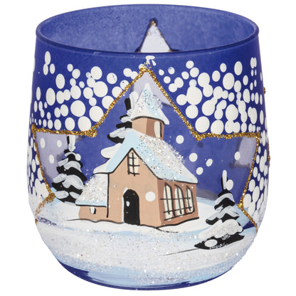 Tea light holder | WINTER LANDSCAPE | for 1 tea light