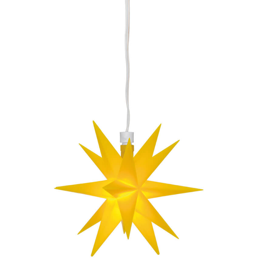 LED-Weihnachtsstern | Ø 120 mm | Warmweiß | Mit Batteriebox