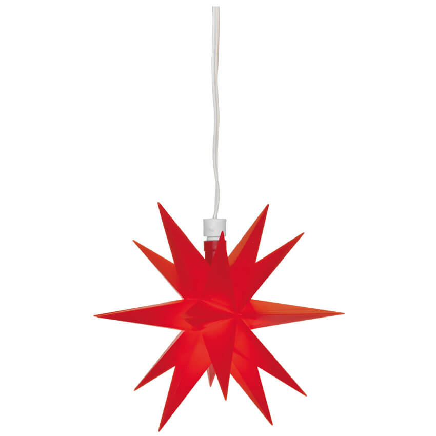 LED-Weihnachtsstern | Ø 120 mm | Warmweiß | Mit Batteriebox