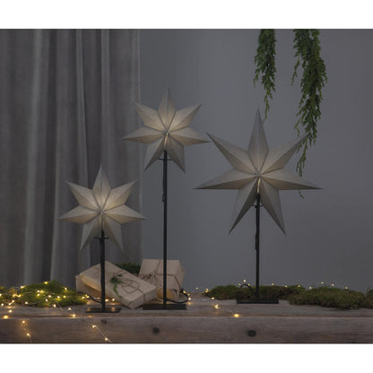 Weihnachtsstern-Tischleuchte | OZEN | Dunkelgrau
