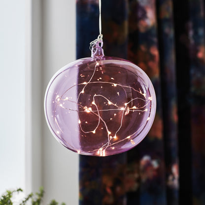 Glaskugel | LINA | 20 warmweiße LEDs