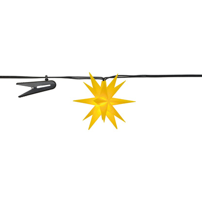 LED-Sternenlichterkette | 9 Sterne | Warmweiß | Ø 80 mm