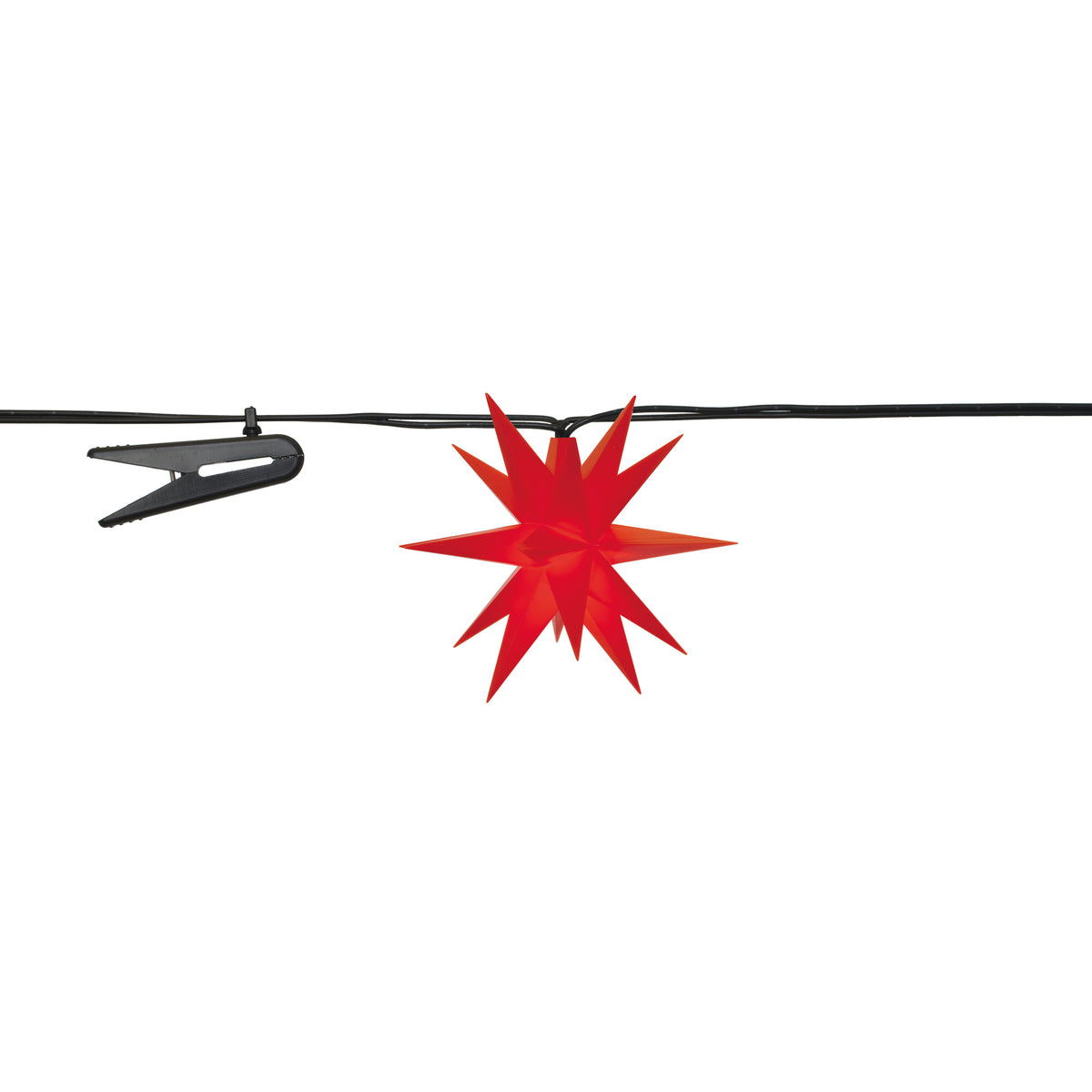 LED-Sternenlichterkette | 9 Sterne | Warmweiß | Ø 80 mm